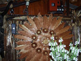 Деревянный подсолнух - языческий символ